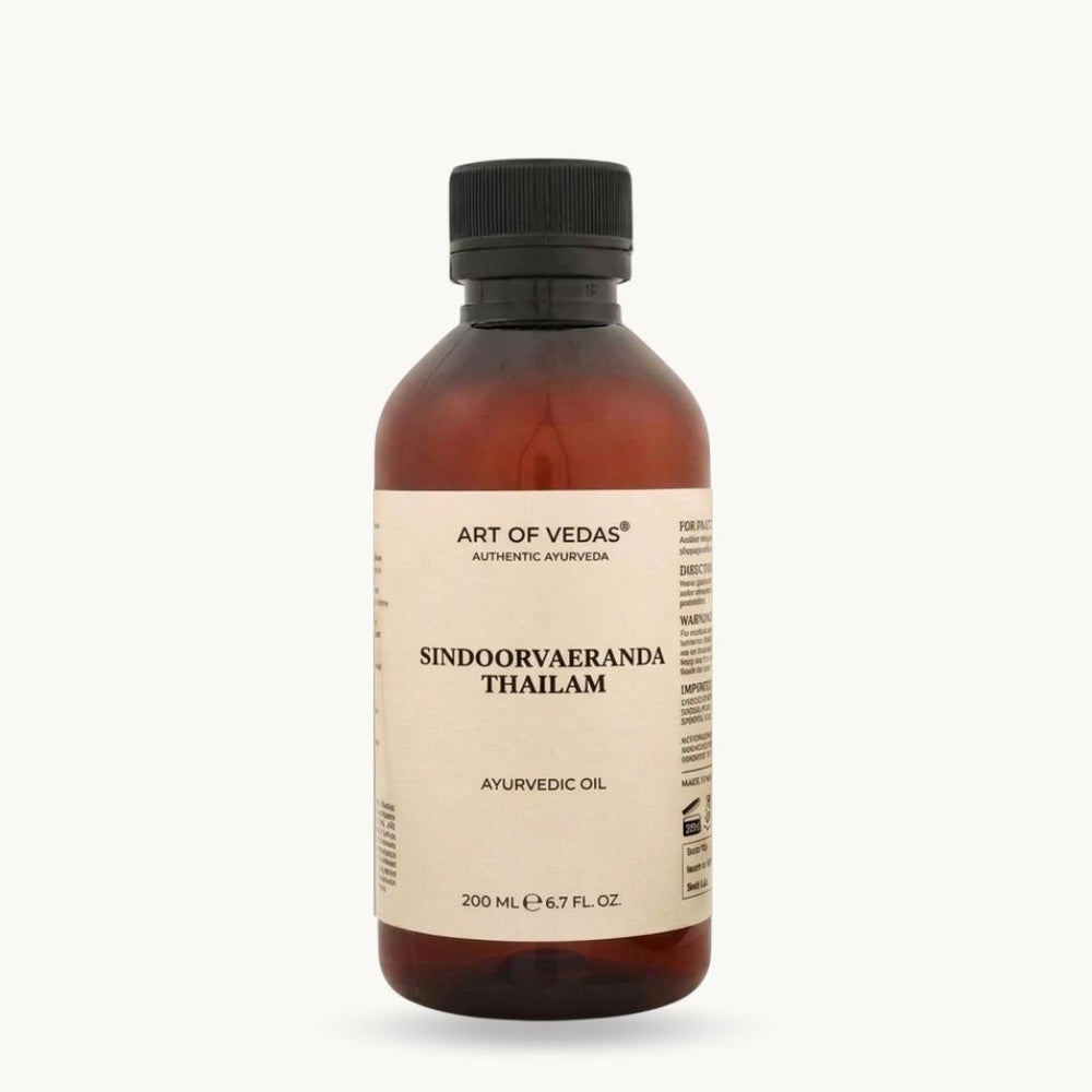Art of Vedas, Sinduvarairanda Thailam, 200 ml, klasszikus ájurvédikus Thailam