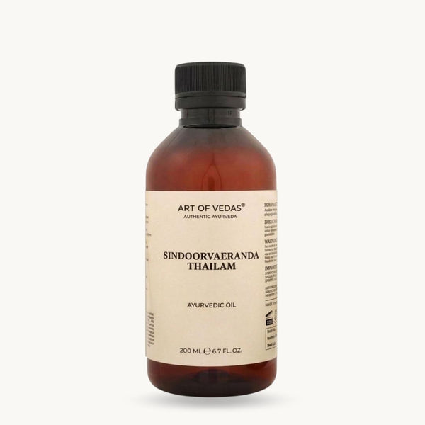 Art of Vedas, Sinduvarairanda Thailam, 200 ml, klasszikus ájurvédikus Thailam