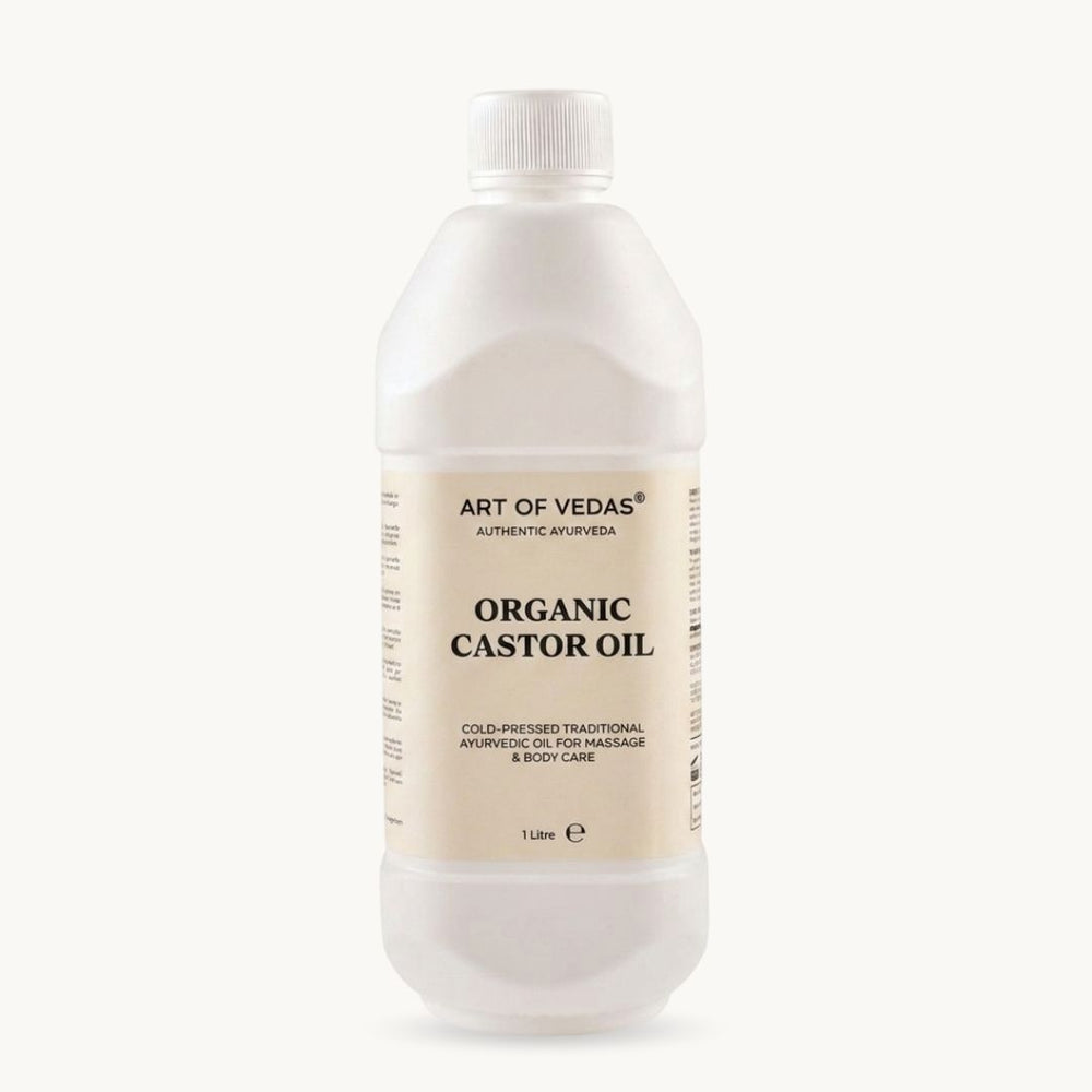 Art of Vedas, Organikus Ricinusolaj, 1 liter, klasszikus ajurvedikus keszitmeny